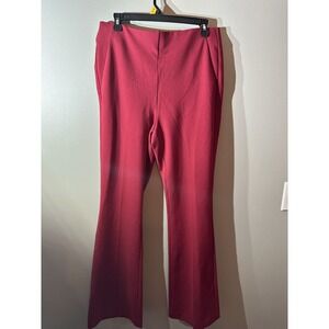 Rafaela Size 12 Red Ella Pull On Pants NWT